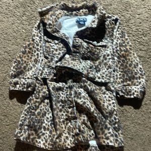 Leopard print girls 18 month dress